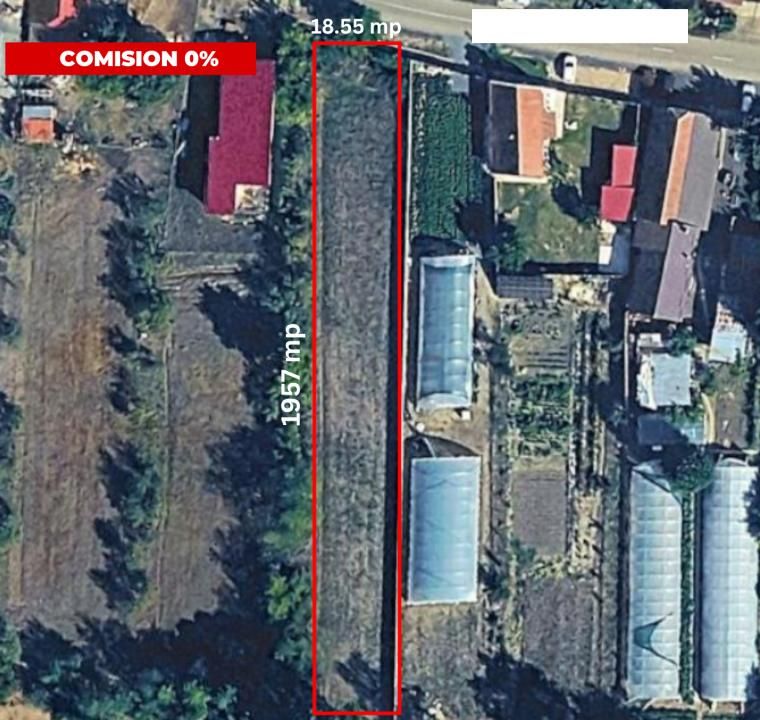 COMISION 0%-Teren INTRAVILAN, 1957 mp, toate utilitatile-Sag – fotografia 1 din 3