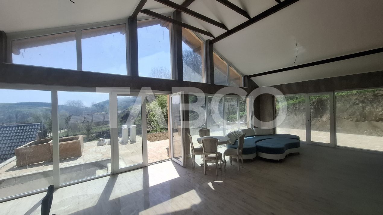 Casa de vanzare 405 mp utili 2 garaje 250 mp terase Slimnic Sibiu – fotografia 19 din 19