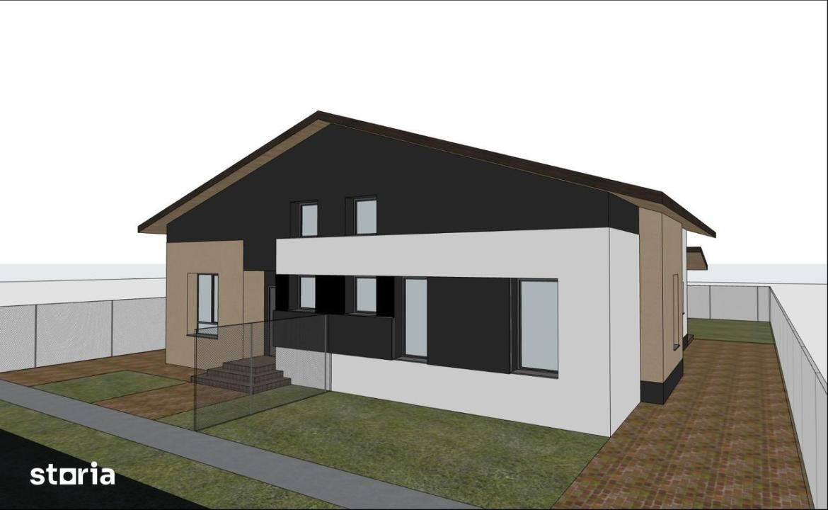 Duplex in Sacalaz | 3 camere | Terasa acoperita | Toate utilitatile | – fotografia 9 din 11