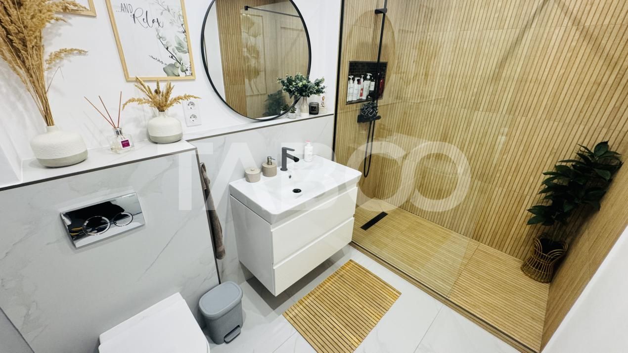 Apartament modern 3 camere 2 bai 2 locuri de parcare 66m Selimbar – fotografia 8 din 10