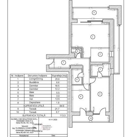 3 Camere de inchiriat | Baneasa | Pet Friendly | Terasa | Parcare – fotografia 8 din 8
