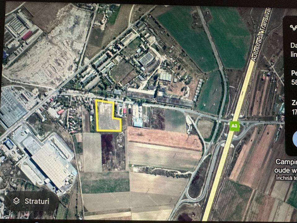 Teren intravilan 17.051 mp, Turda cu acces facil la autostrada – fotografia 2 din 4