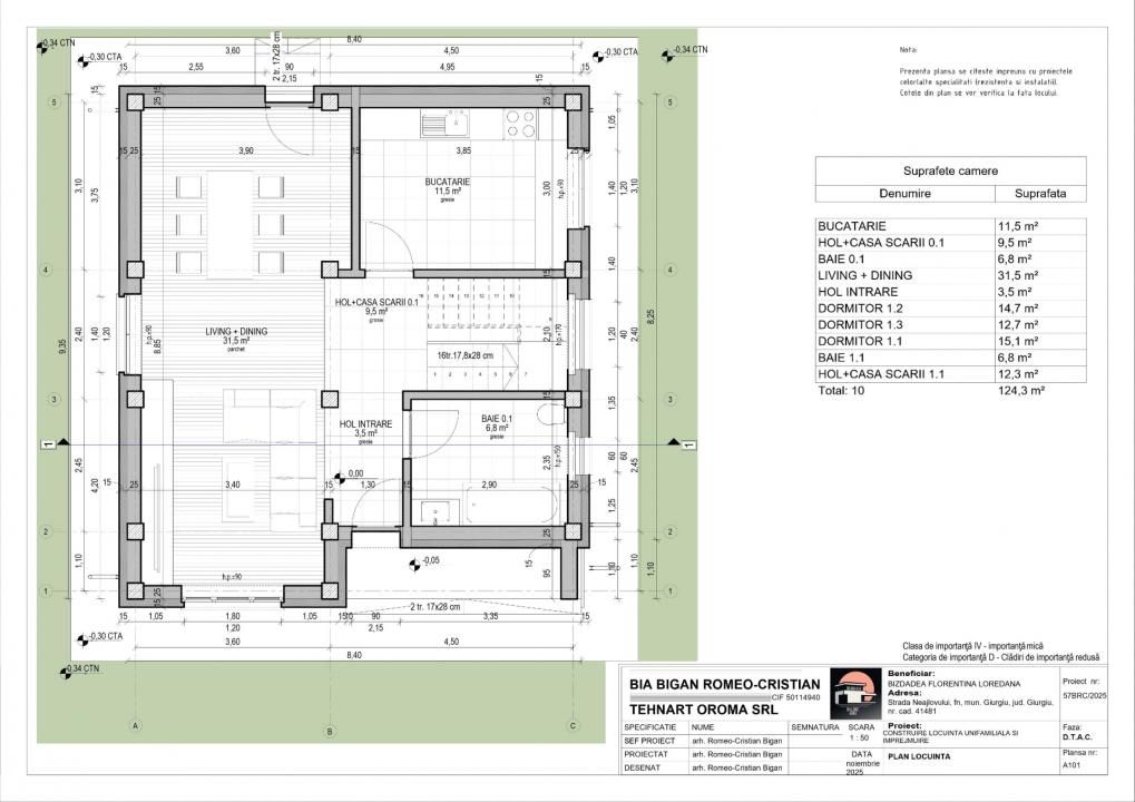 CASĂ DE VÂNZARE | 156 MP UTILI | TEREN 418 MP | 3 CAMERE | 2 BĂI – fotografia 17 din 19