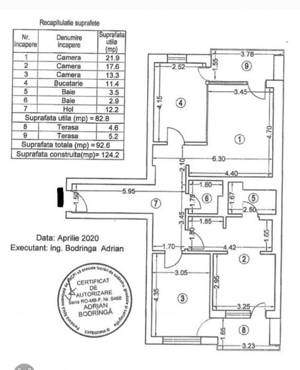 Apartament 3 camere/ Pipera Aviatiei/ bloc 2021/ 2 locuri parcare – fotografia 12 din 13