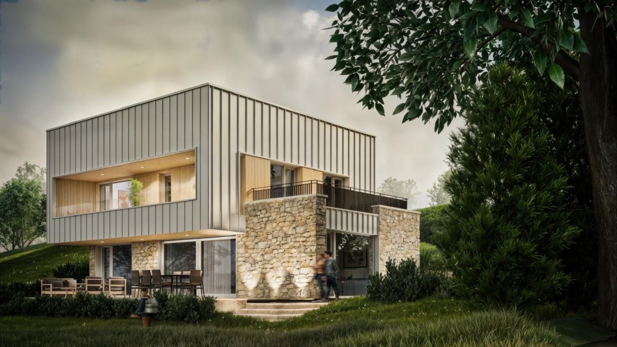 Casă modernă cu panoramă, 172 mp utili și teren de 620 mp | Popești Deal – fotografia 1 din 12