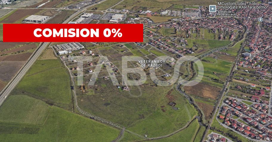 Teren intravilan 31300 mp utilitati autorizatie de constructie Sibiu – fotografia 1 din 2