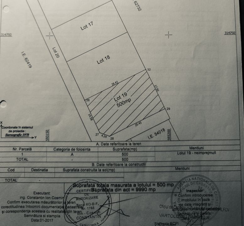 0% Comision | Teren intravilan 500mp Berceni - Strada Miorita dubla deschidere – fotografia 3 din 5