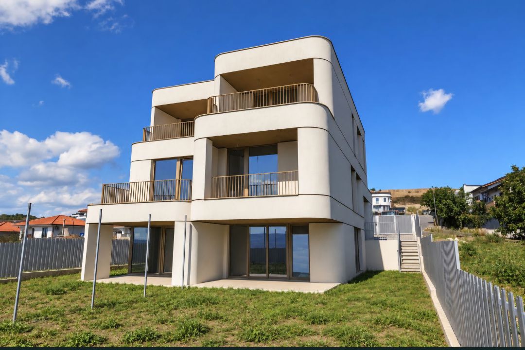 Casă modernă NZEB cu arhitectură deosebită| Voroneț – fotografia 1 din 9