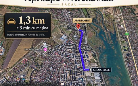 3 camere de închiriat, balcon de 10 mp și parcare | Calea Moldovei