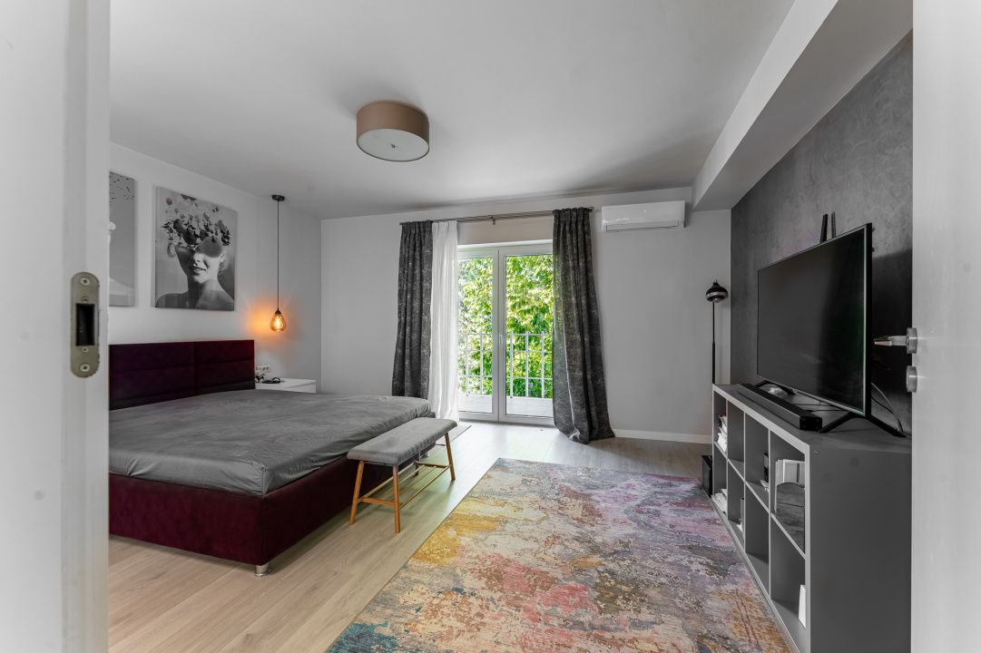 Vila 5 camere de inchiriat | American Village | Garaj | 5 min de OMV Pipera – fotografia 4 din 39