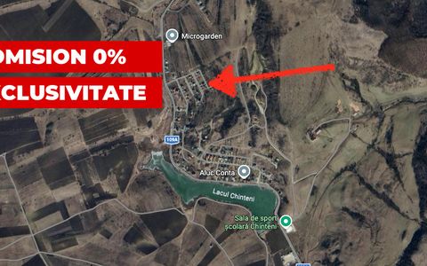 Teren pentru constructie Chinteni, zona Lacurilor front la 2 strazi