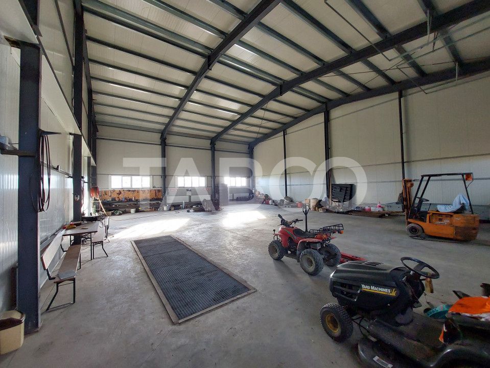 Hala industriala de vanzare cu teren de 12000 mp Bradu Sibiu – fotografia 2 din 13