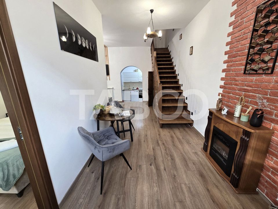 Apartament functional in regim hotelier 4 camere terasa parcare Sibiu – fotografia 4 din 19