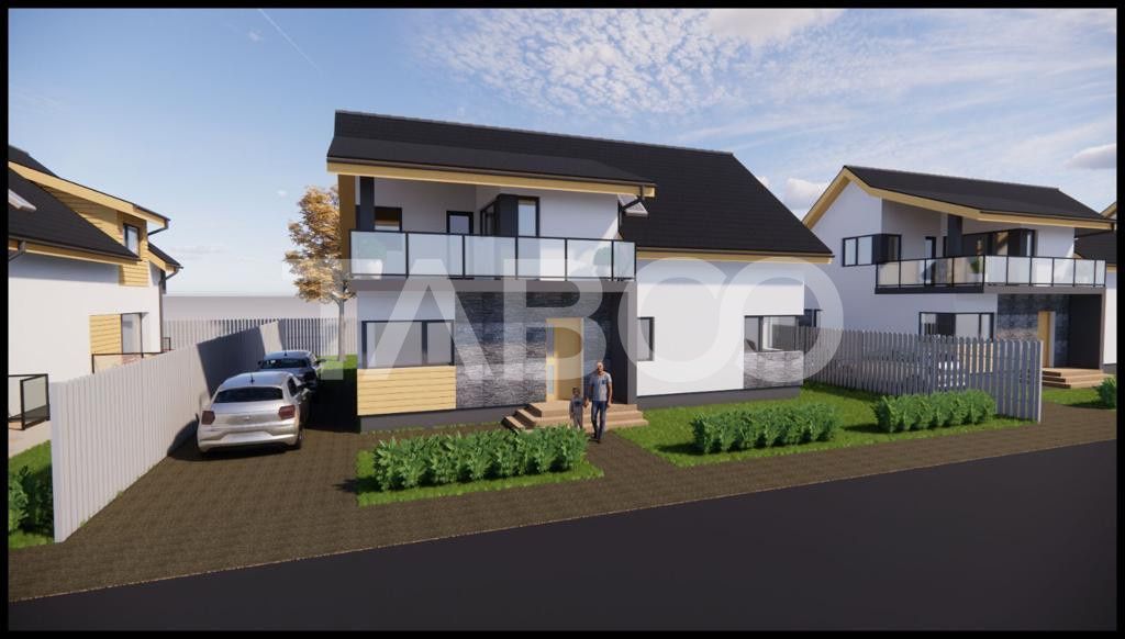 Casa de vanzare 147 mpu 5 camere si teren de 434 mp Cristian Sibiu – fotografia 3 din 9