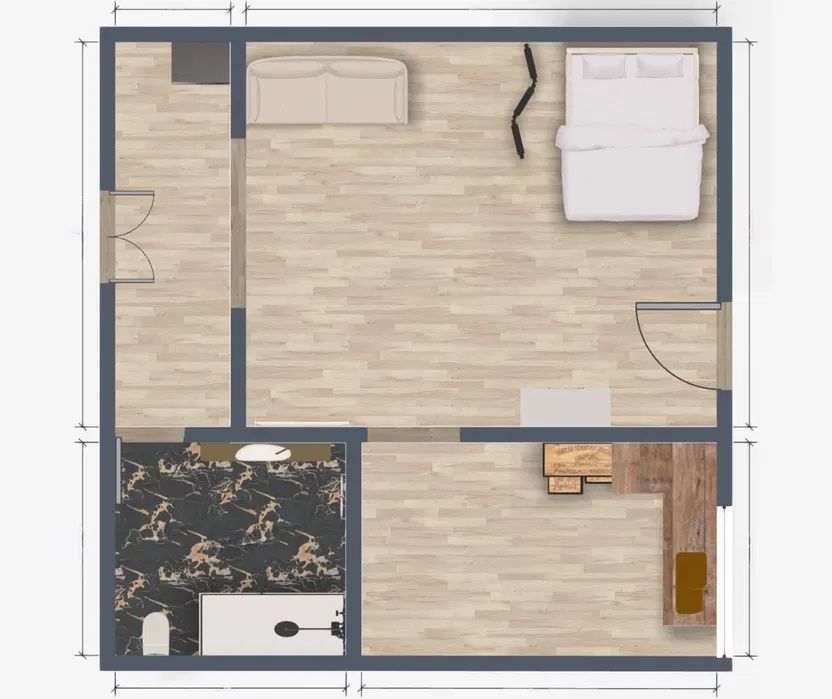 Apartament de vânzare – Terra, Str. Urusagului | 40 mp – fotografia 6 din 6
