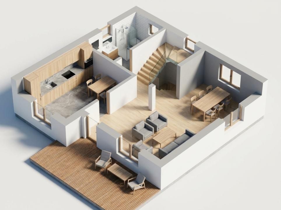TVA inclus | Casă Modernă cu 4 camere in Trivale | Ansamblu Rezidențial Nou – fotografia 4 din 13