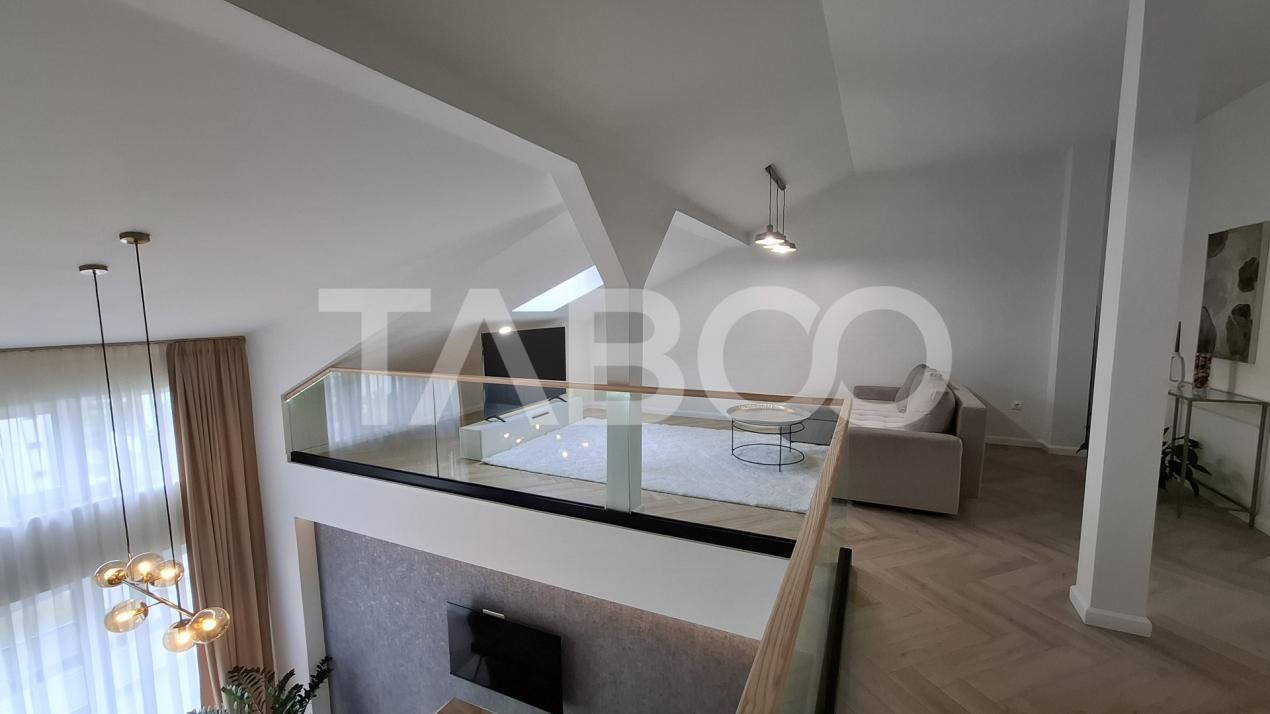 Penthouse lux ultrafinisat dotat si mobilat 2 nivele 131 mp si terasa – fotografia 20 din 20