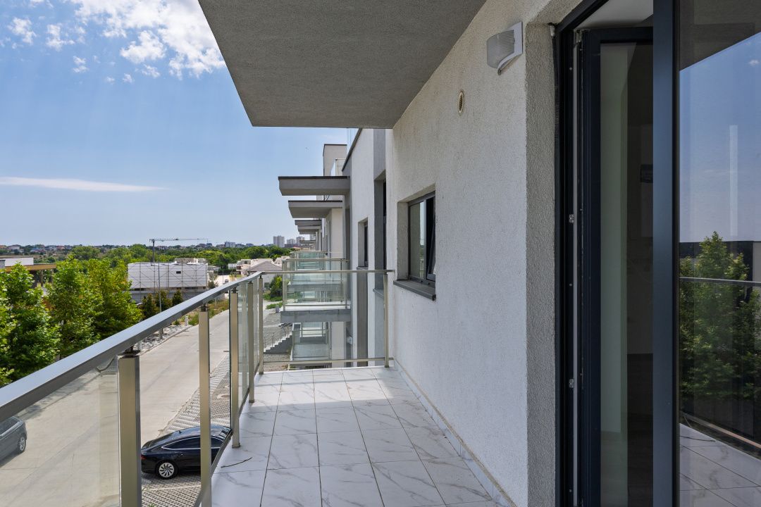 Apartament 3 camere la etajul 2 | Terasa privata 70m | Vedere frontală spre Lac – fotografia 4 din 26