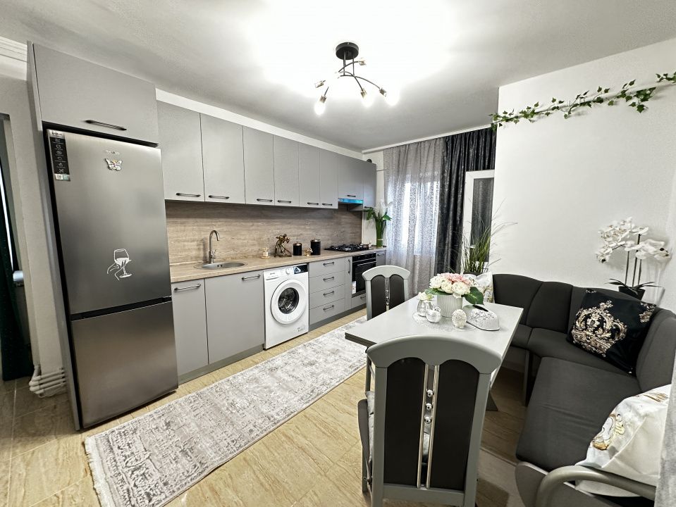 Apartament 2 camere Deco 57 mp. 2 Balcoane Boxa Finisat Mobilat SubStadion – fotografia 11 din 57