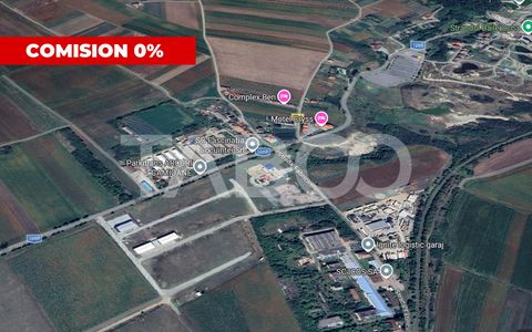 Teren industrial cu PUZ aprobat 1500 mp si front 42m Ocna Sibiului