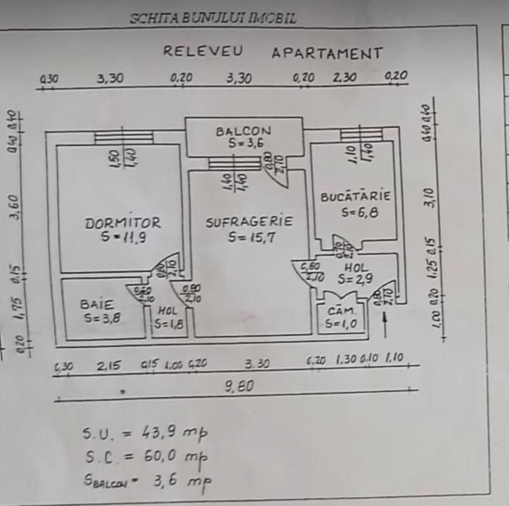 Apartament 2 camere de vânzare – Zona Craiovei, Strada Tineretului – fotografia 7 din 7