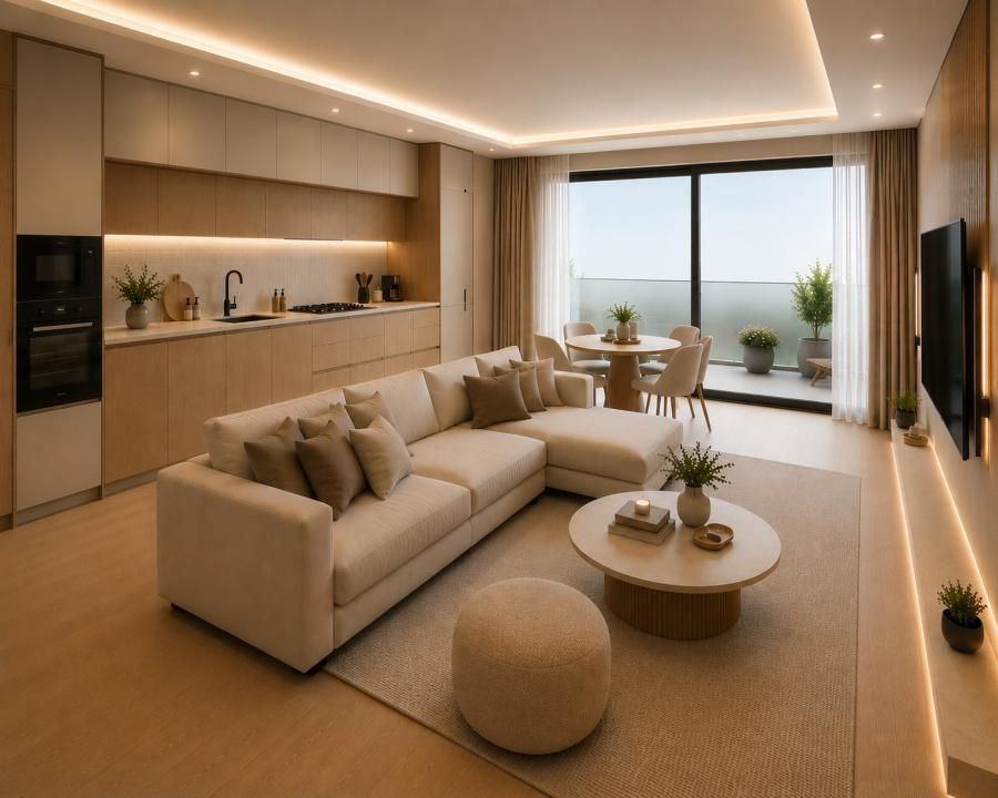APARTAMENT 3 CAMERE IN COMPLEX CU PREMIU DE ARHITECTURA, PARC PRIVAT, LAC – fotografia 4 din 5