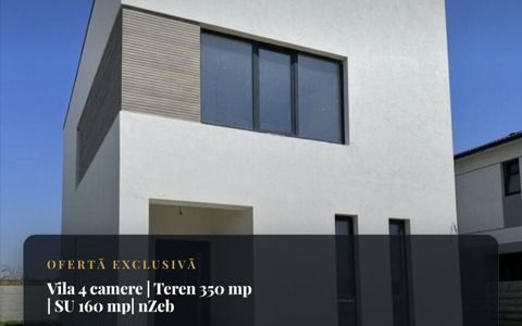 Vila 4 camere | Teren 350 mp | SU 160 mp| nZeb