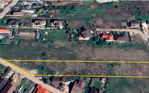 Teren intravilan 5.293 mp-deschidere 42m–Domnești Ilfov, utilități la limita