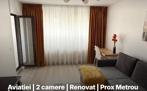Aviatiei | 2 camere | Renovat | Prox Metrou | Boiler