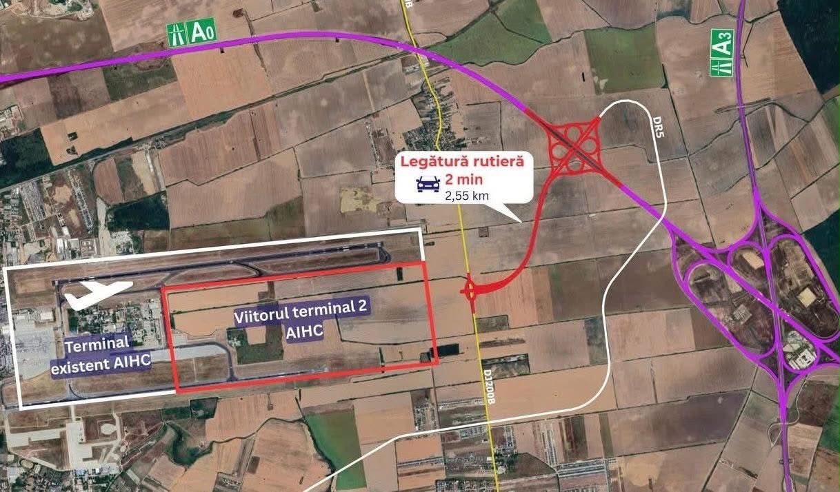 TEREN PREMIUM PENTRU INVESTIȚIE – 17.000 MP | LÂNGĂ VIITORUL TERMINAL 2 OTOPENI – fotografia 1 din 4
