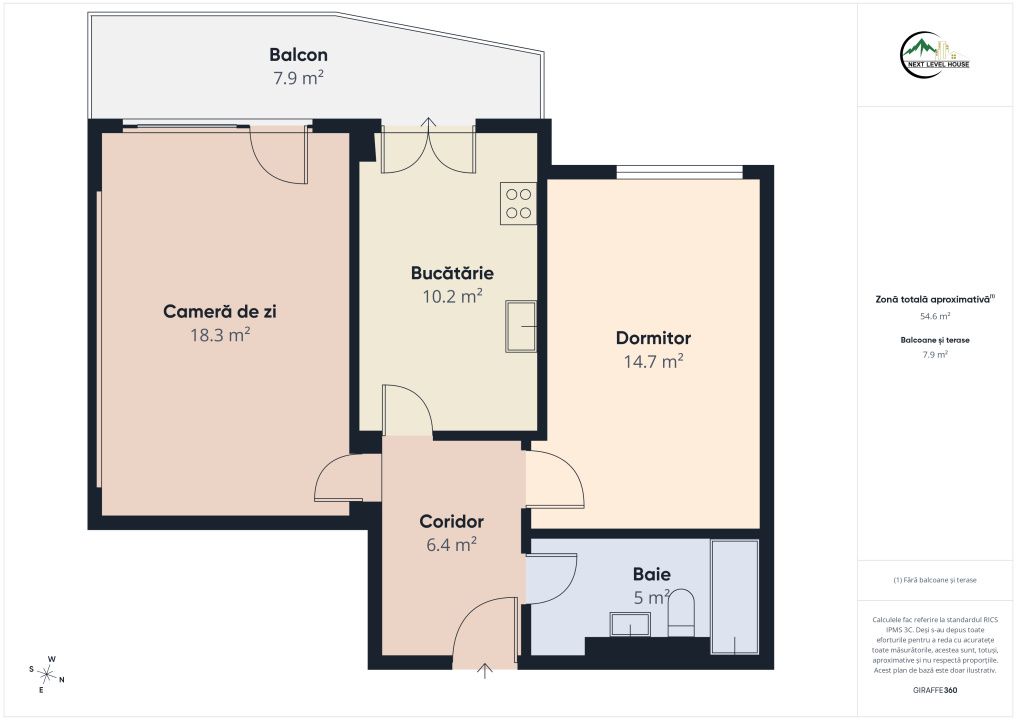 Apartament 2 camere Vivamus Coresi – fotografia 5 din 19