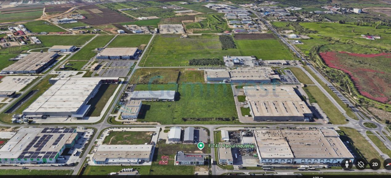 Teren de vanzare, dublu front stradal, Parcul Industrial I Oradea, Bihor – fotografia 2 din 2