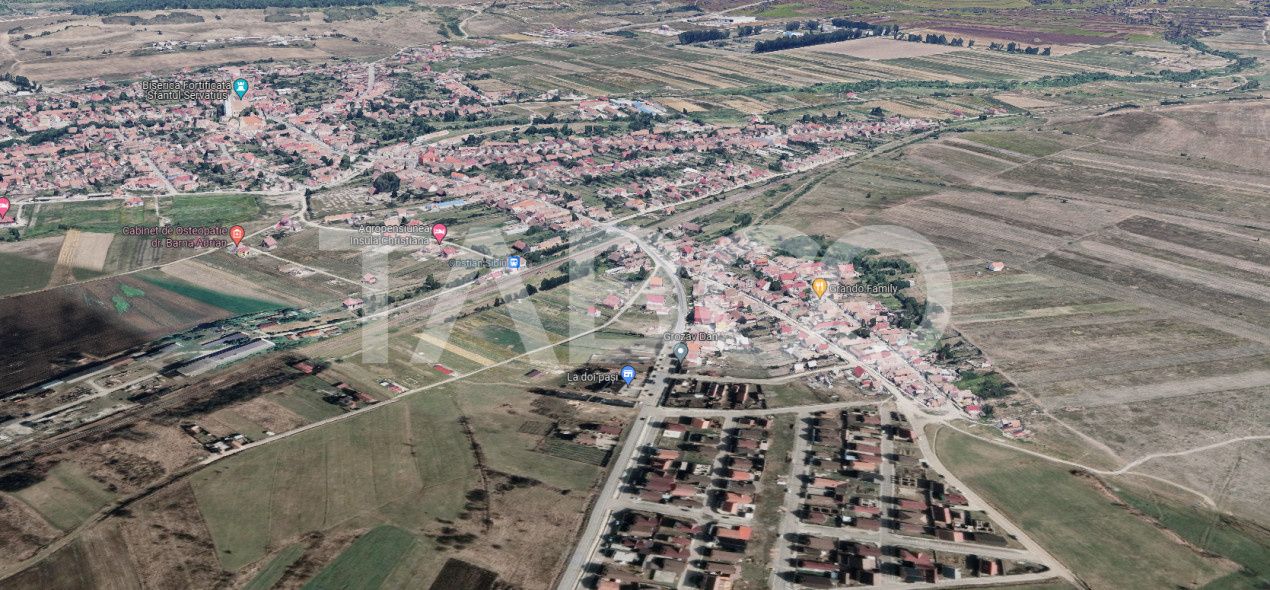 Teren de vanzare 629 mp cu autorizatie de constructie Cristian Sibiu – fotografia 5 din 5