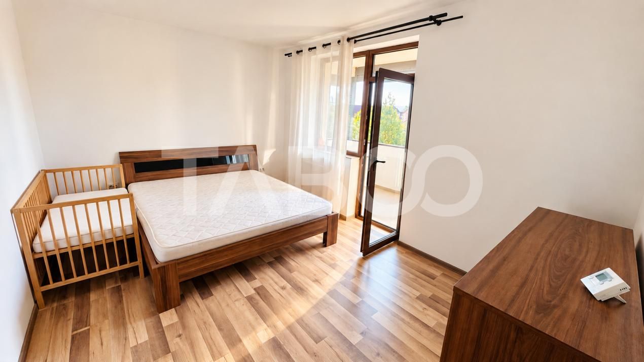 Apartament 3 camere de inchiriat 57mpu balcon 10mp etaj 1 Pictor Brana – fotografia 2 din 8