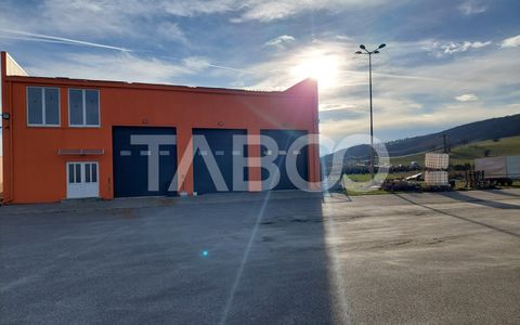 Hala industriala de vanzare cu teren de 12000 mp Bradu Sibiu