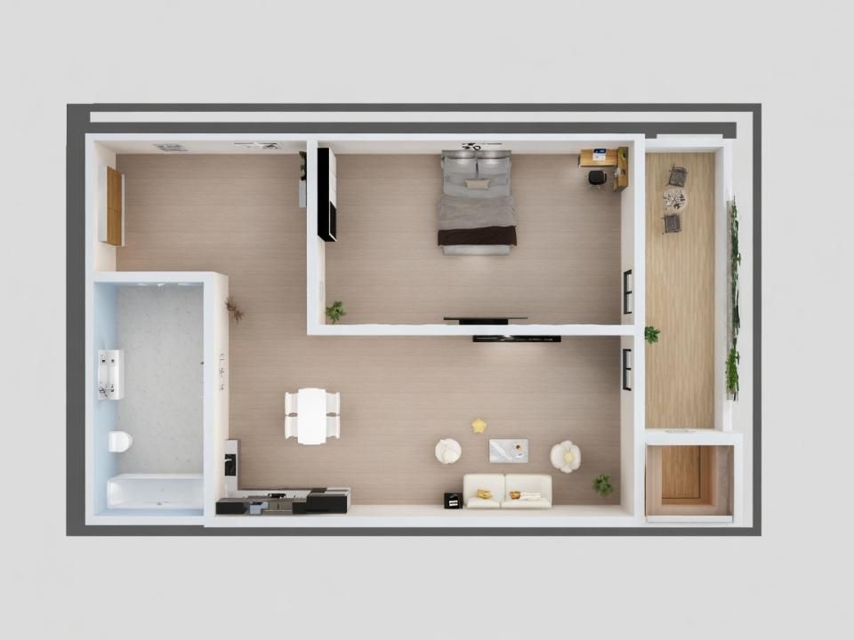 Apartament 2 camere luminos, la Lacul lui Binder – Sibiu – fotografia 1 din 2