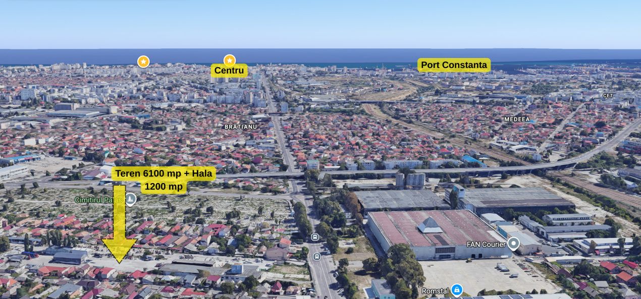 Teren 6100 mp platforma betonata in Constanta intrare de pe A2 Bd. IC Bratianu – fotografia 10 din 12
