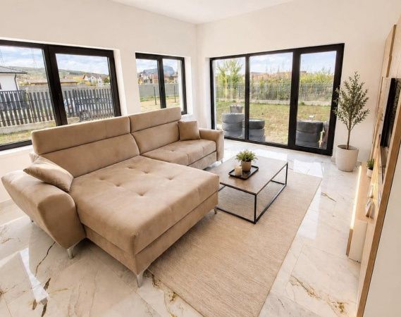 Casa NOUA 3 camere Alba-Micesti 425 mp. Teren Finisata Mobilat Utilitati Gard – fotografia 1 din 12