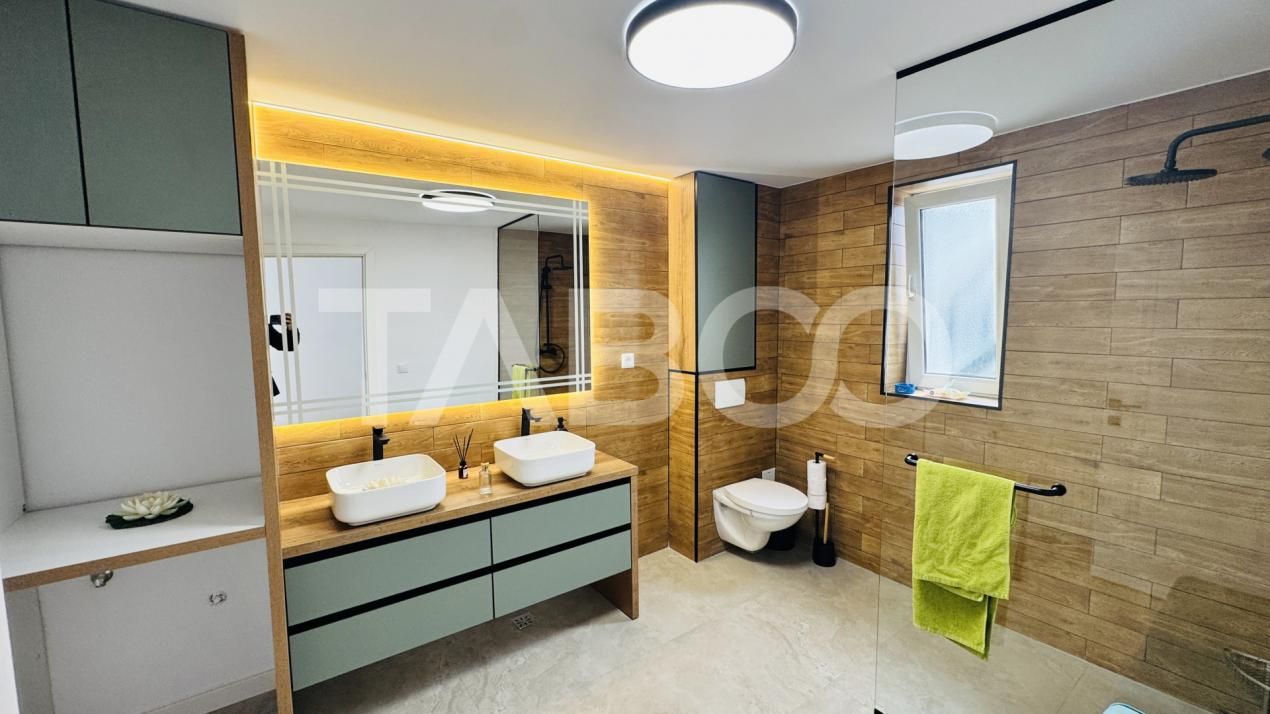 Casa de vanzare 7 camere MOBILATA UTILATA 210 MPU teren liber 518 mp – fotografia 14 din 15