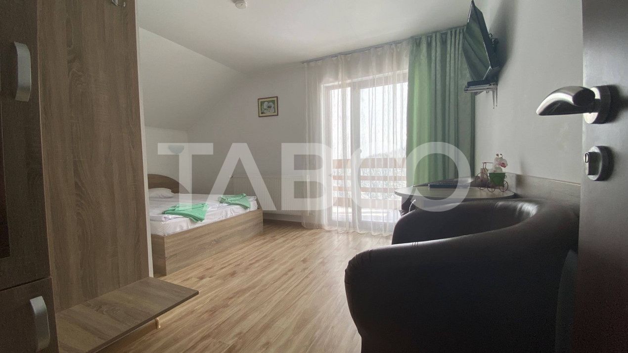 Pensiune de vanzare 10 camere 10 bai 343 mp utili Paltinis Sibiu – fotografia 16 din 19