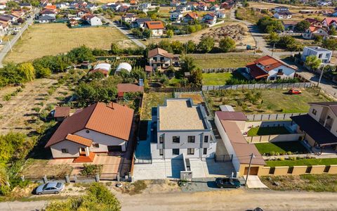 Duplex P+E în Moșnița Nouă, 3 dormitoare, 3 bai, teren 403 mp. Comision 0%