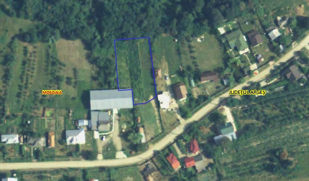 Teren de vânzare în Hintesti, comuna Moșoaia, Str. Principală – fotografia 2 din 2