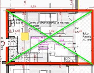 Penthouse premium pe 2 nivele, terase panoramice – Gheorgheni – fotografia 5 din 5