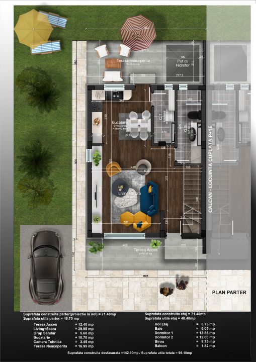 Casa 4 camere, P+1, 99mp | gaz, curent, apa si canal | Acces rapid DR9 – fotografia 9 din 16