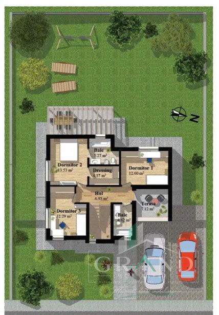 OPORTUNITATE!Casă individuală | 4 camere | 3 băi | Garaj | Terasă | Dezmir – fotografia 36 din 36