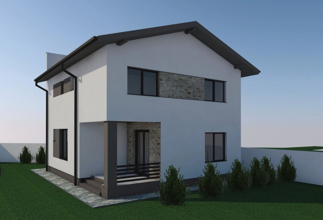 CASA NOUA I 120 MP I 3 DORMITOARE I LIVING I 2 BAI I TERASA I FINISATA COMPLET I – fotografia 1 din 16