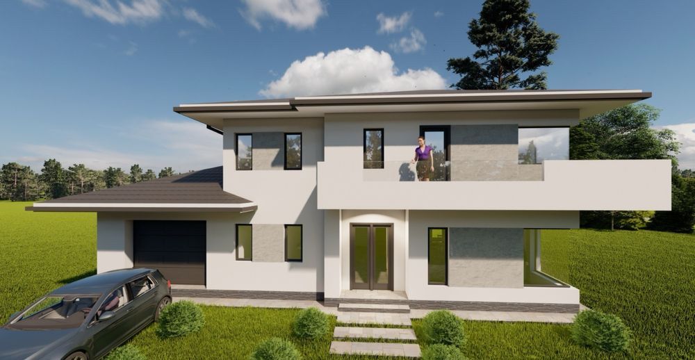 Casa unifamiliala 140mpu cu garaj la intrare in Chinteni – fotografia 10 din 22
