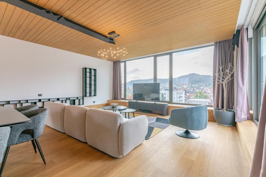 Penthouse Exclusivist cu Jacuzzi și Panoramă Superbă spre Tâmpa – fotografia 23 din 30