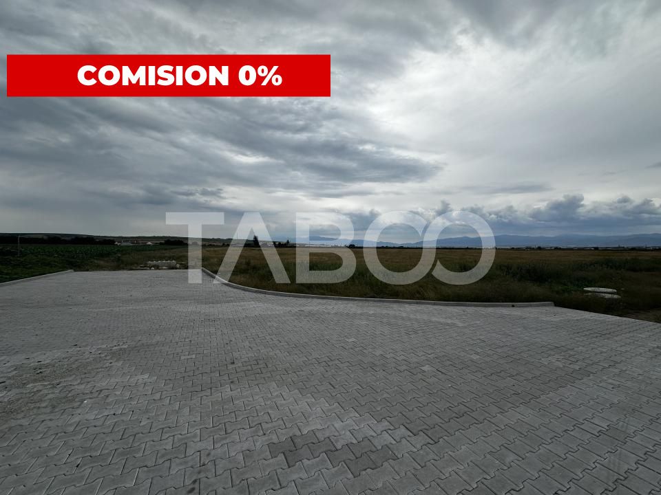 Teren industrial de vanzare cu PUZ aprobat utilitati in Ocna Sibiului – fotografia 1 din 1