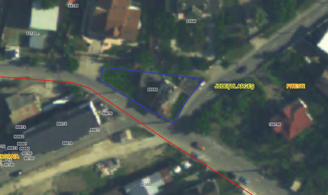 Teren intravilan 573 mp Trivale - Pitesti, str. Campului 10 – fotografia 5 din 5